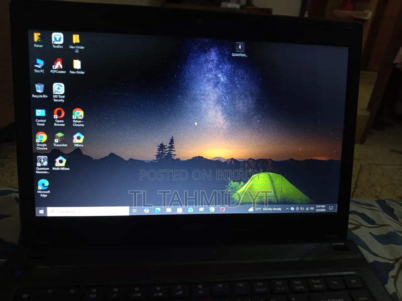 Laptop Acer Aspire 4752 4GB Intel Core I5 SSD 128GB