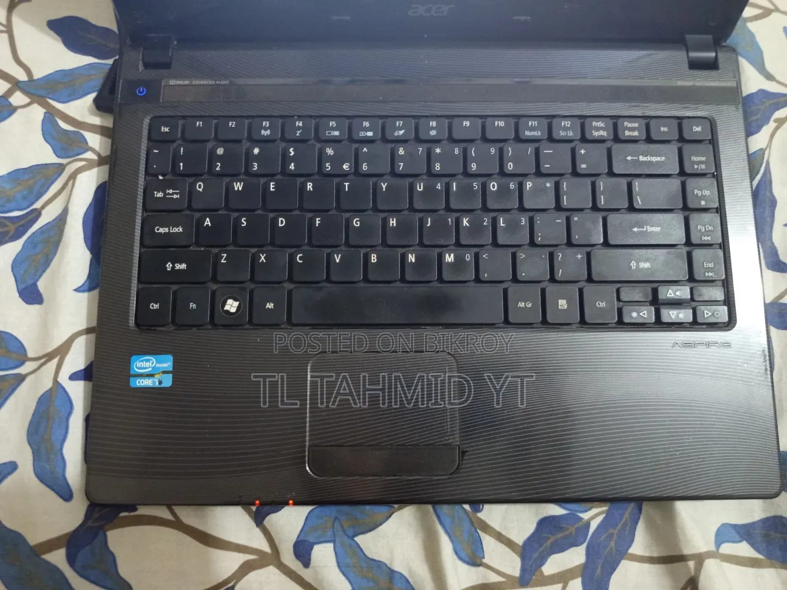 Laptop Acer Aspire 4752 4GB Intel Core I5 SSD 128GB