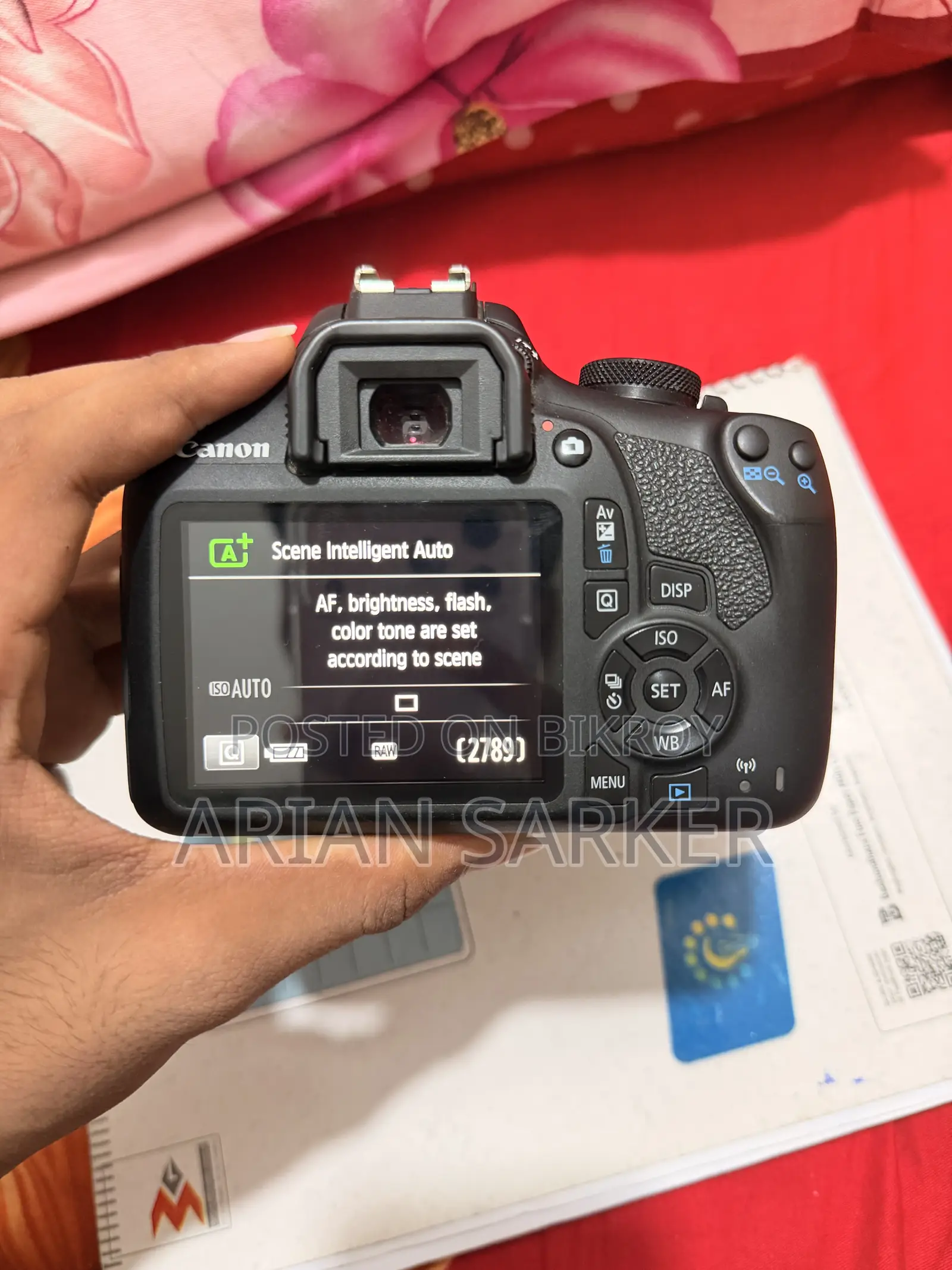 Cannon EOS 2000D Full Fresh Like Brand New Urgent Sell