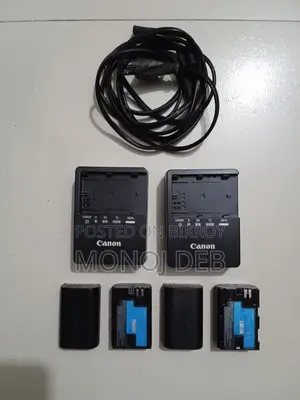 ৪টা Canon Lp-E6 ব্যাটারি + ২টা চার্জার
