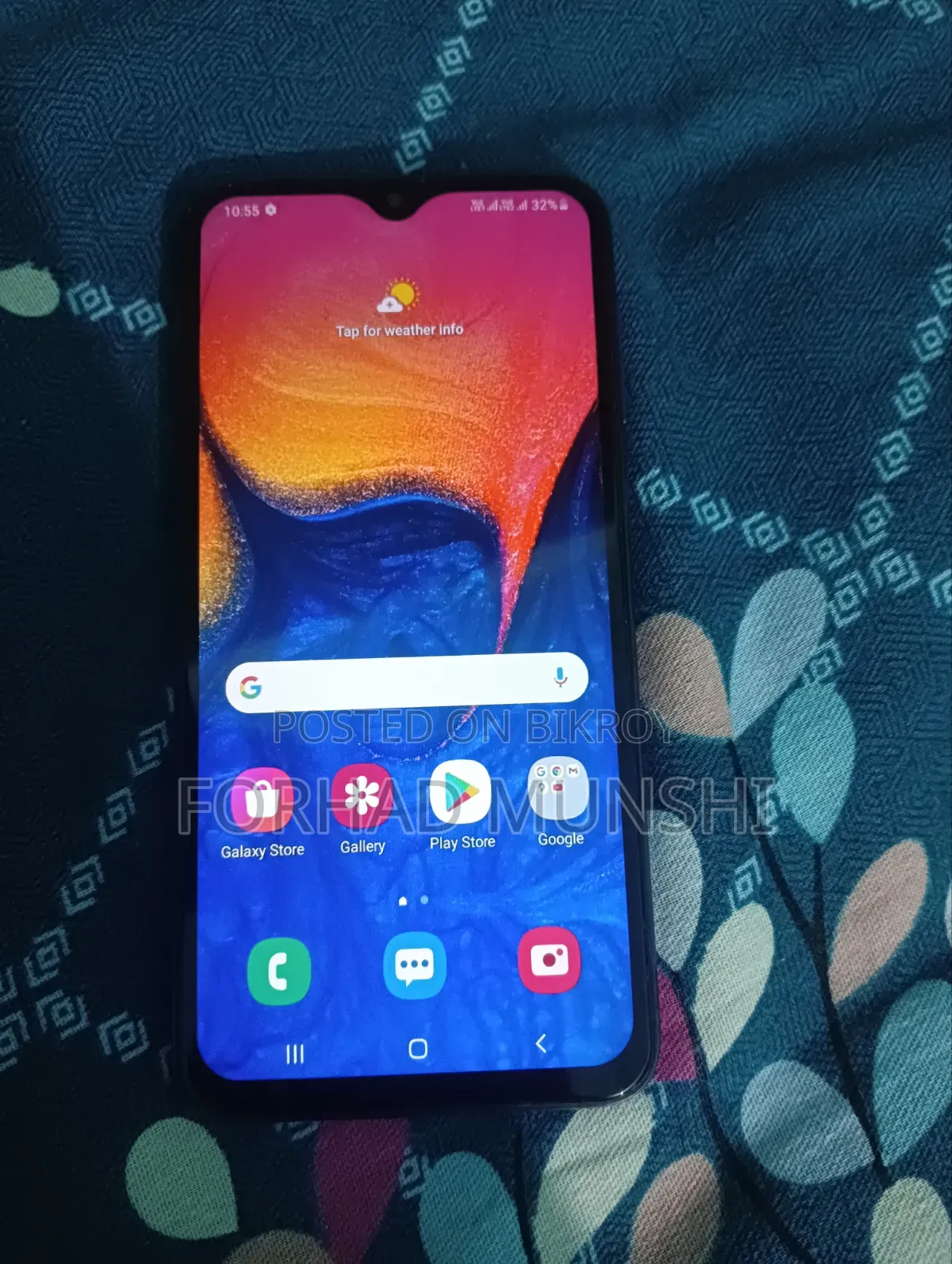স্যামসাং এ১০ ৩২ জিবি ব্লু