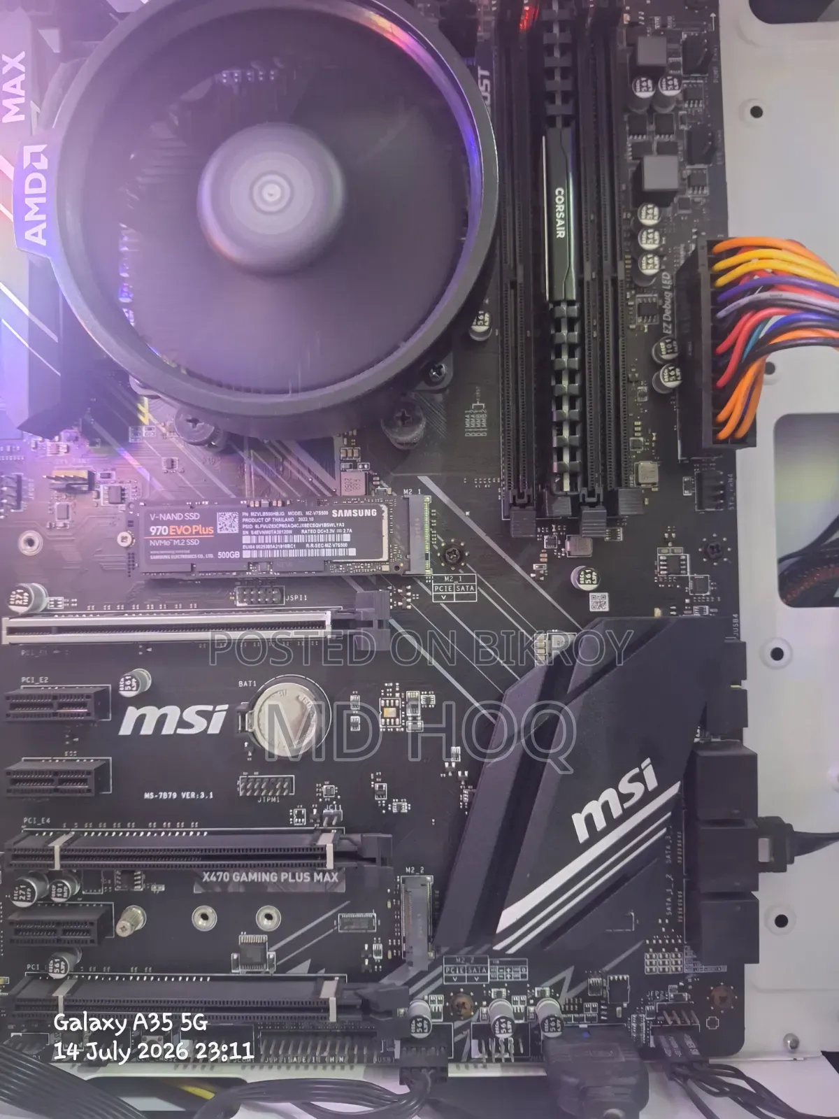 Desktop Computer 8GB AMD Ryzen 7 SSD 512GB