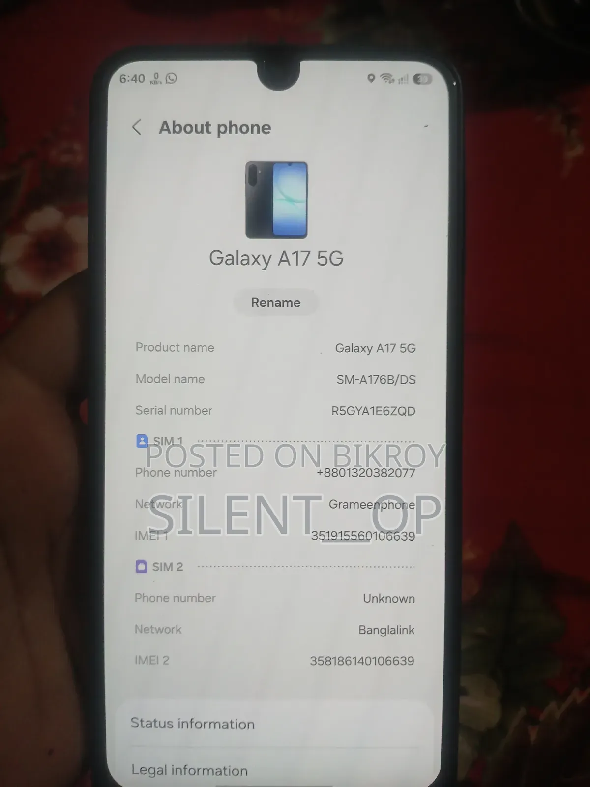 New Samsung Galaxy A17 5G 256 GB Black