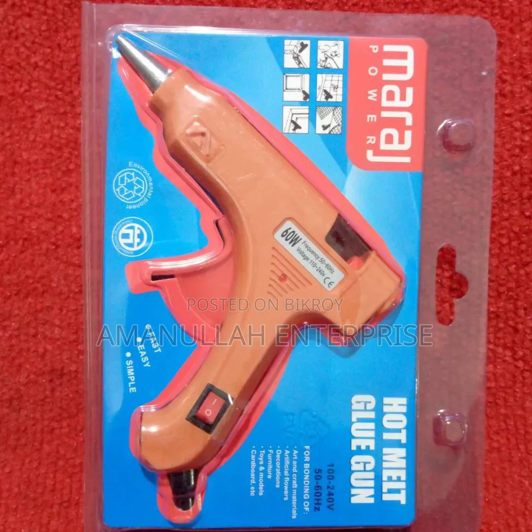 Maraj Power 60W Hot Melt Glue Gun | Craft Repair Tool.