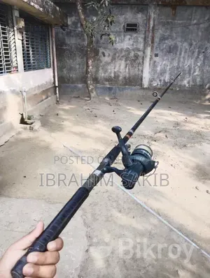 Used modern fishing rod for sale with full set.