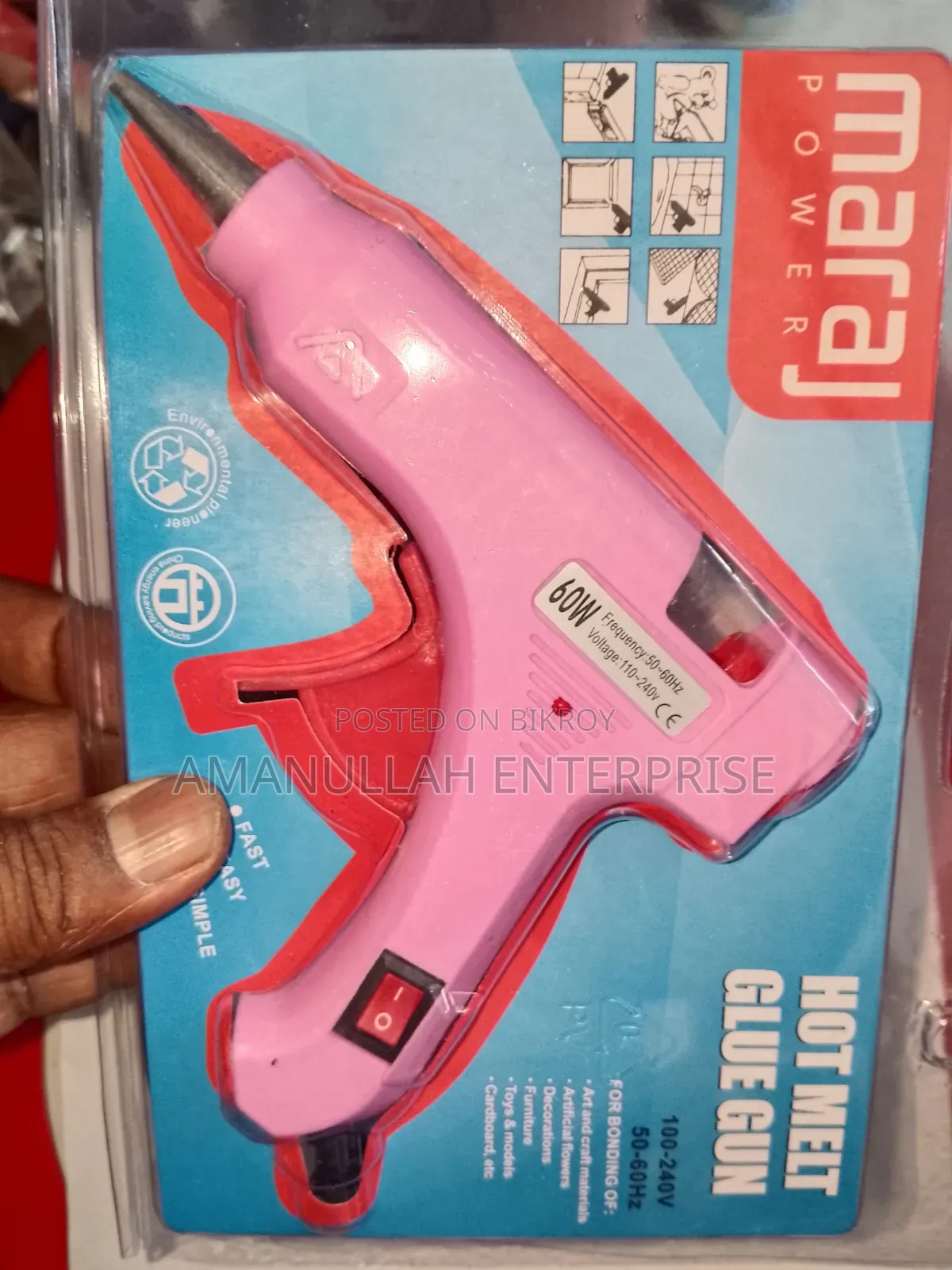 Maraj Power 60W Hot Melt Glue Gun | Craft Repair Tool.