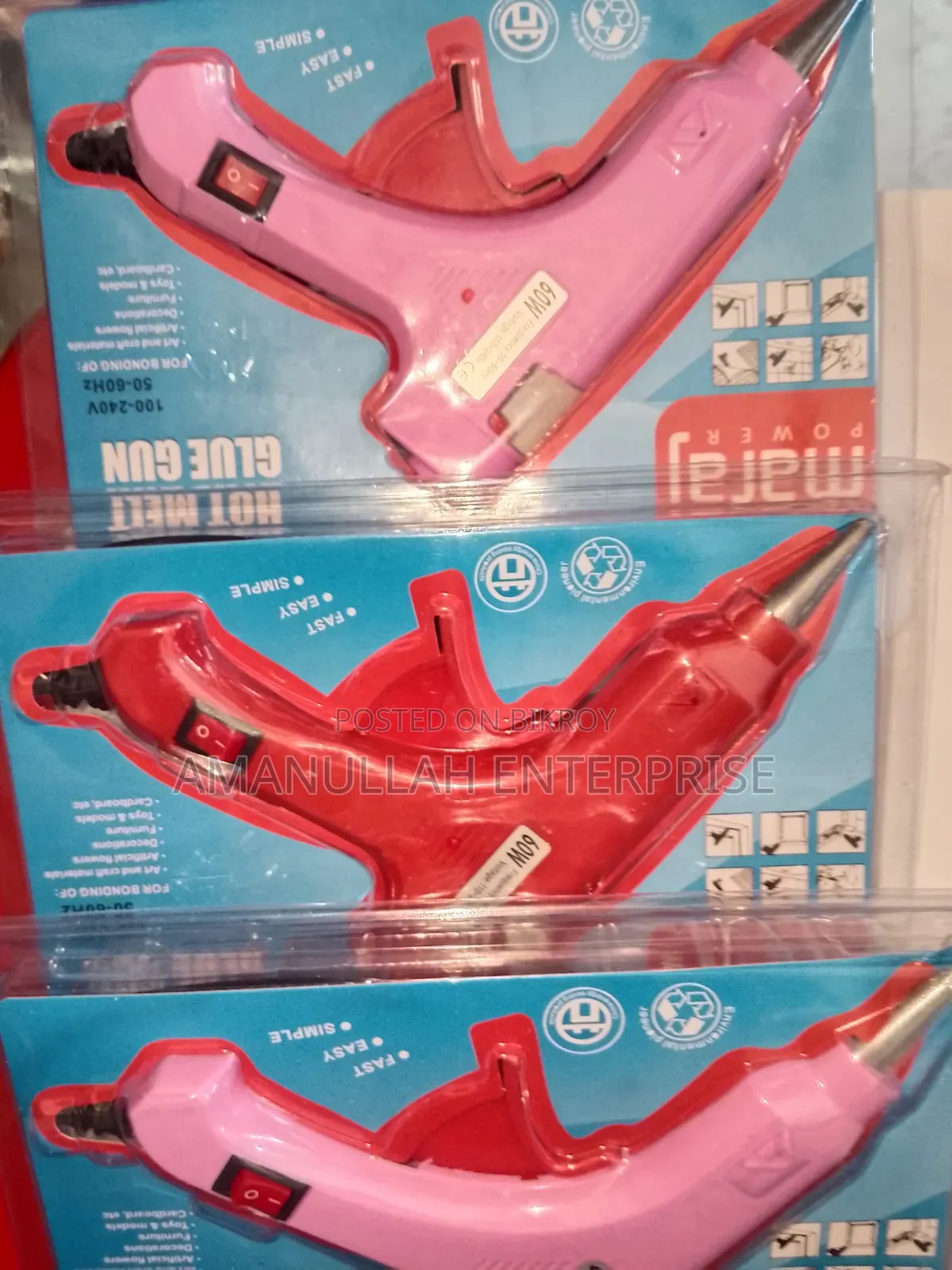 Maraj Power 60W Hot Melt Glue Gun | Craft Repair Tool.