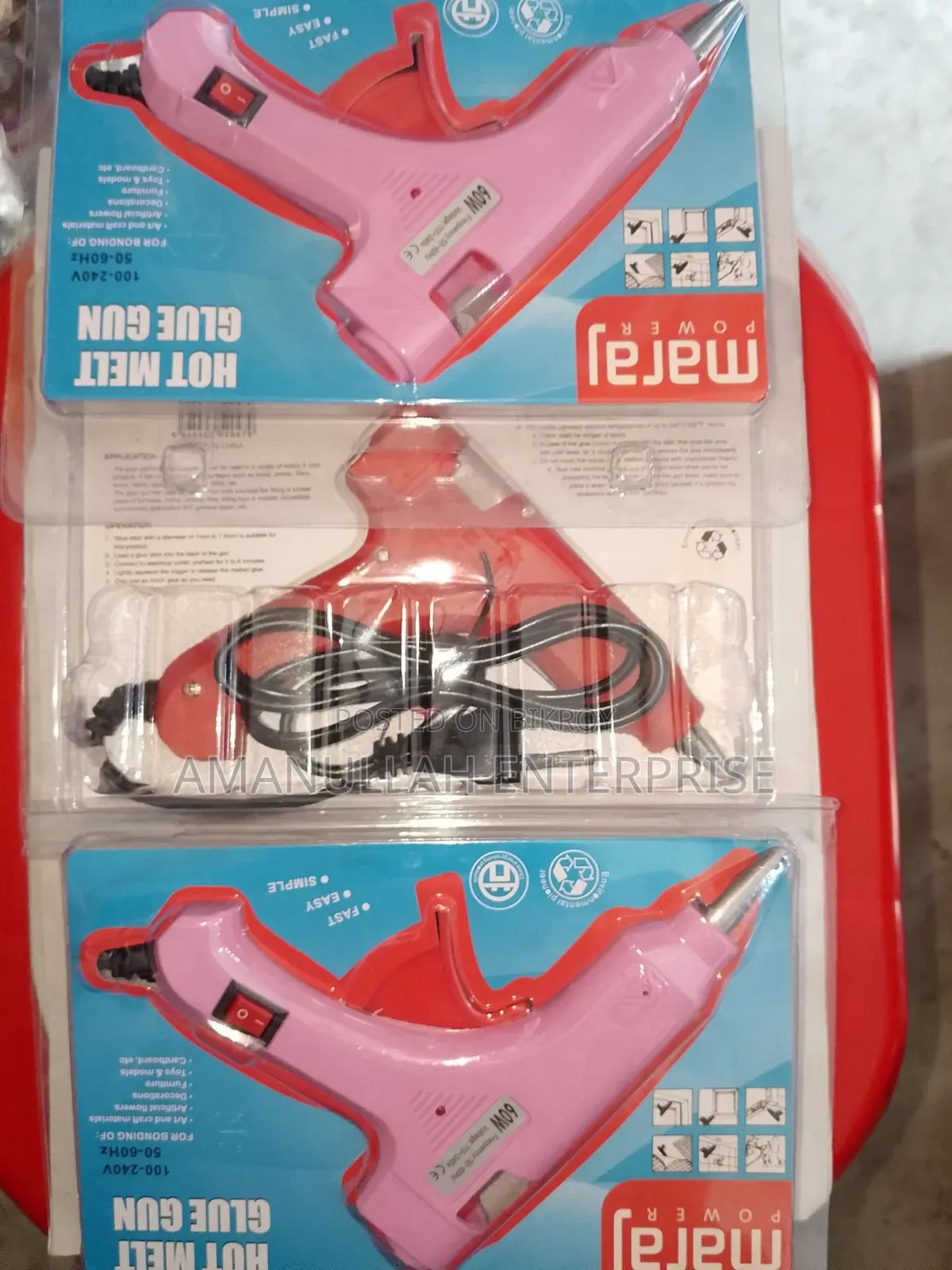 Maraj Power 60W Hot Melt Glue Gun | Craft Repair Tool.