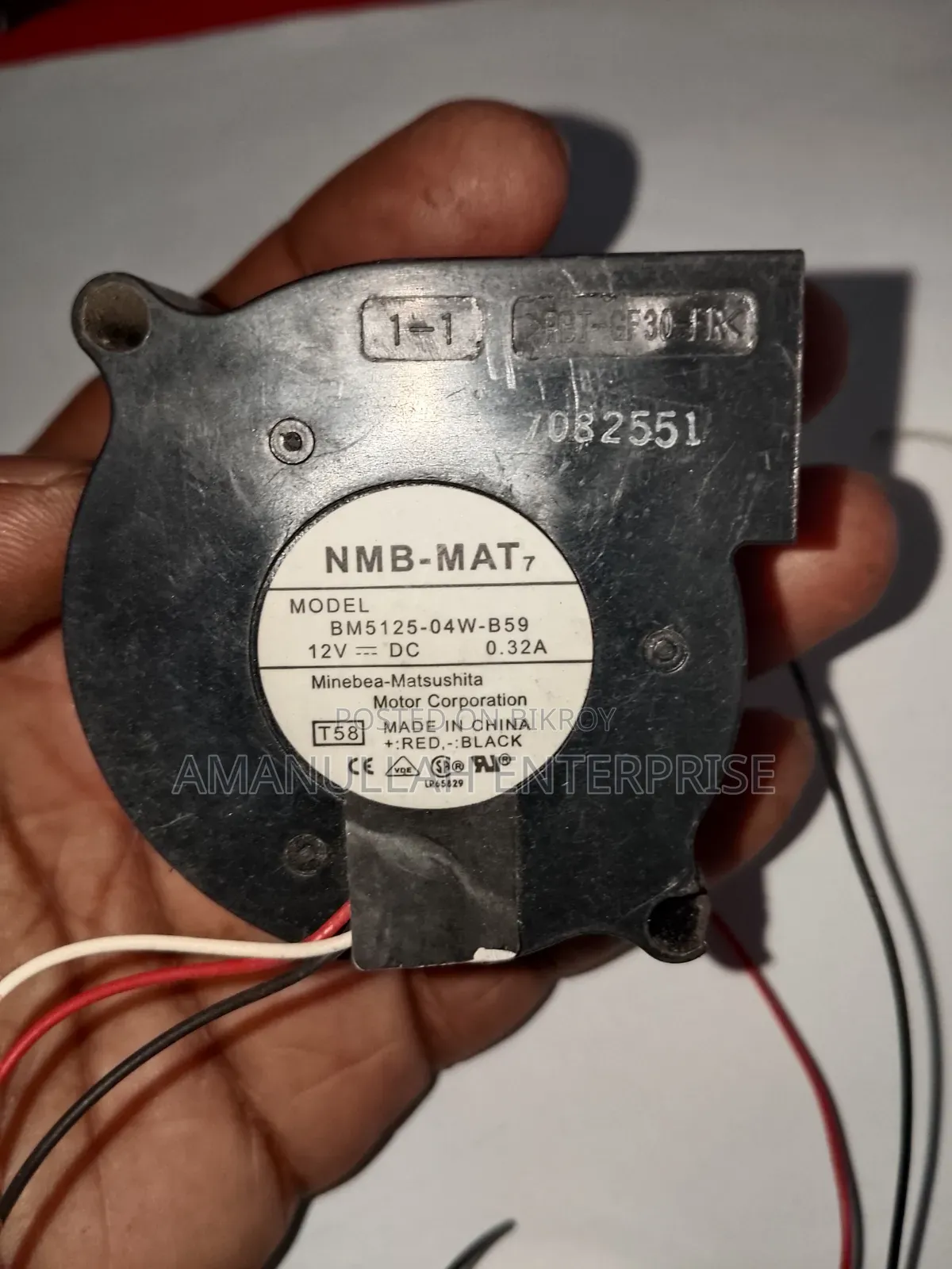 12V DC Brushless Blower Fan | 50mm Cooling Fan for 3D Printers.