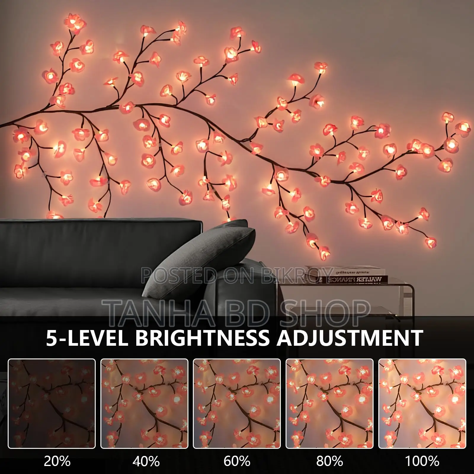 Cherry Blossom Tree Light LED Room Decor - Cherry Light