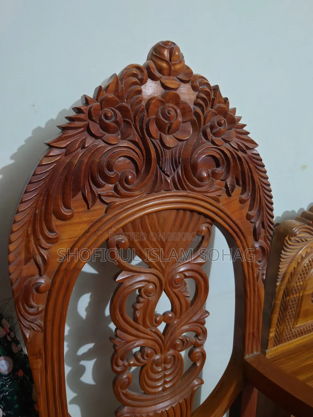 100% Teak Wood Premium Royal Chair | Used Like New