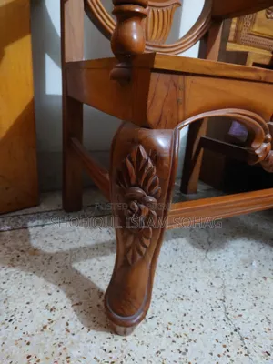 100% Teak Wood Premium Royal Chair | Used Like New