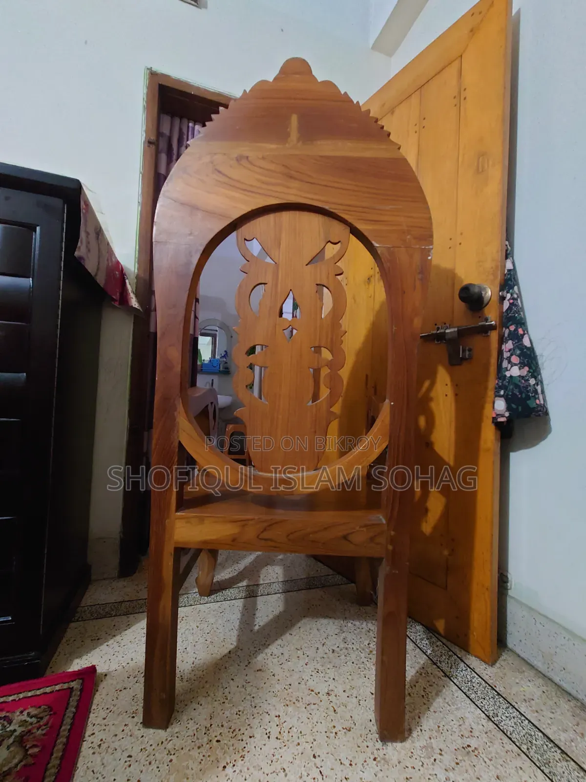 100% Teak Wood Premium Royal Chair | Used Like New