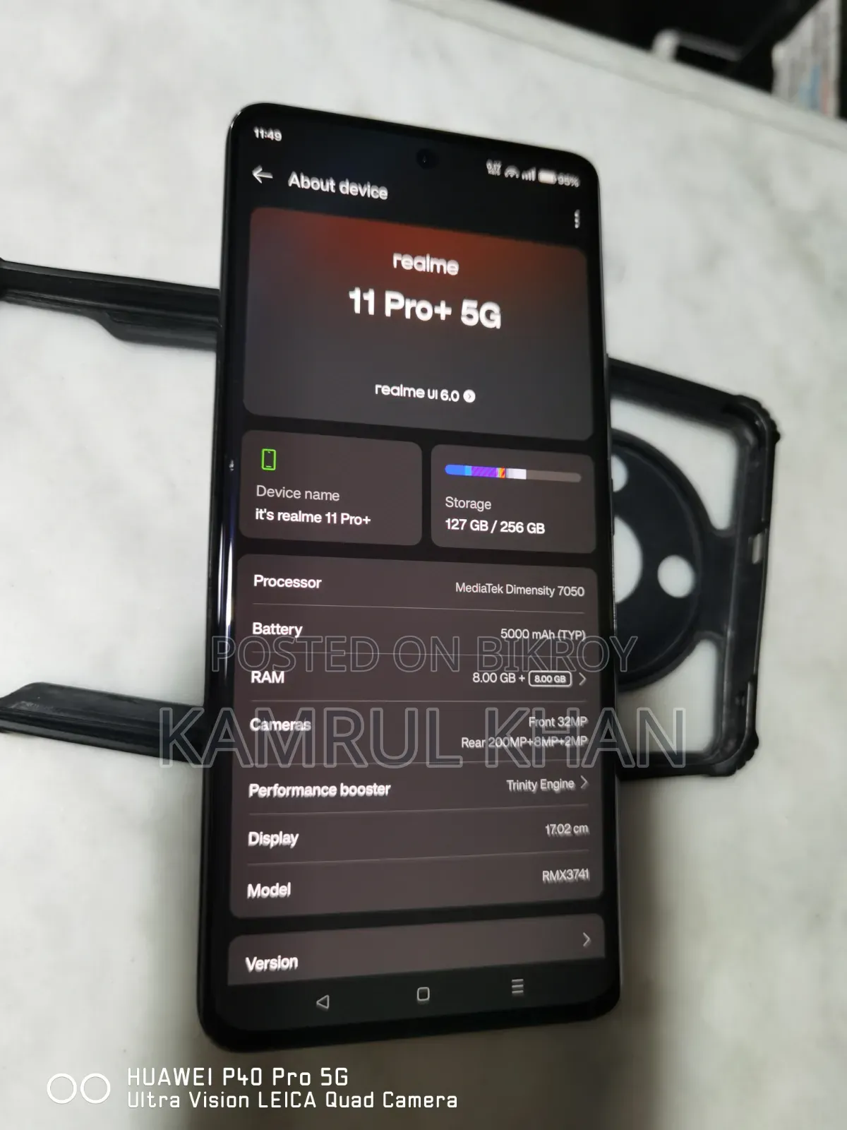 Realme 11 Pro+ 256 GB Black