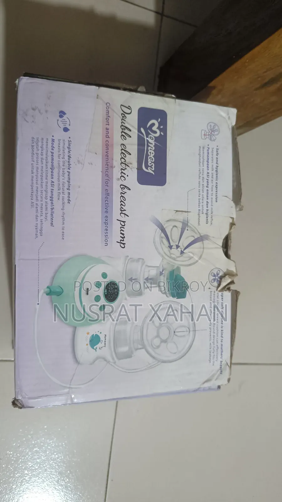 Momeasy Double Electric Breastpump