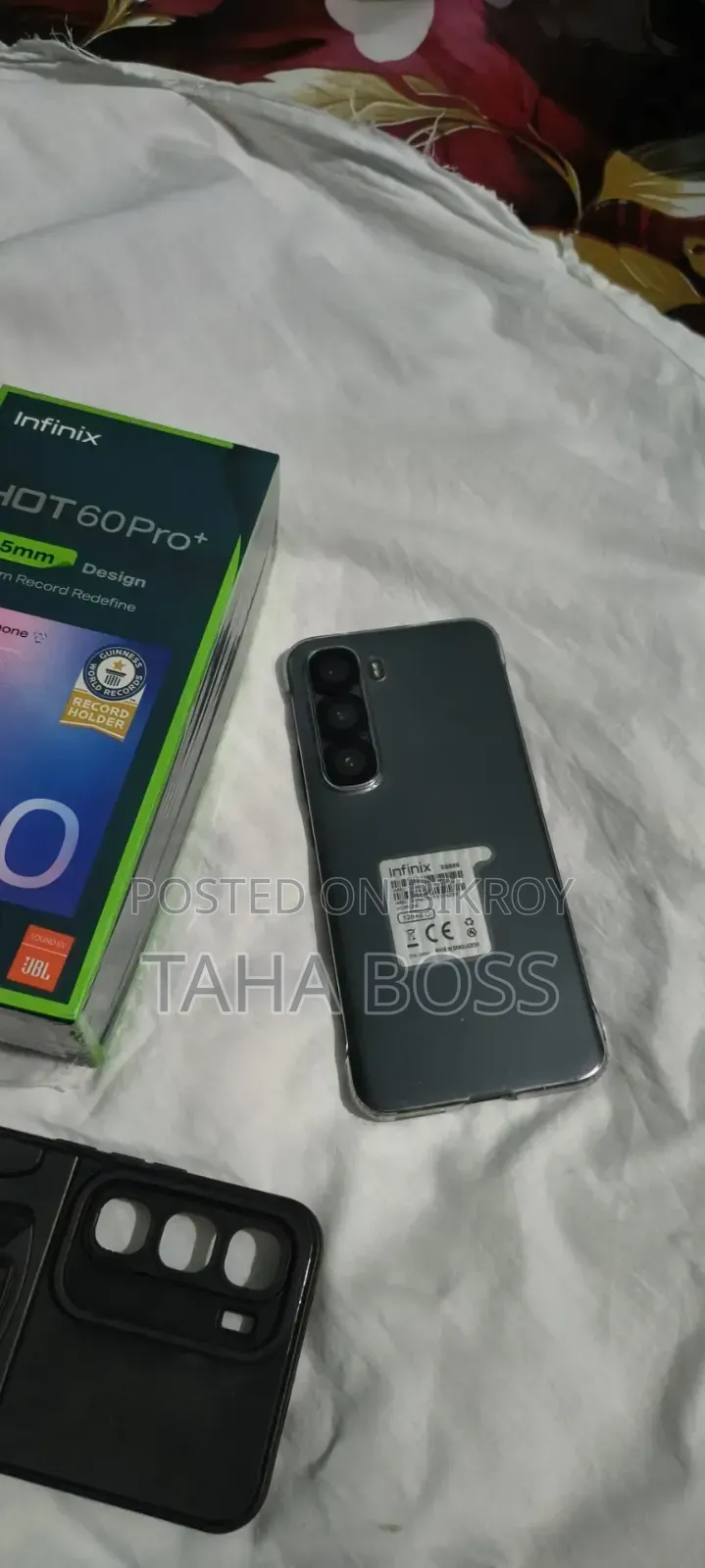 নতুন ইনফিনিক্স হট ৬০ প্রো+ ১২৮ জিবি কালো