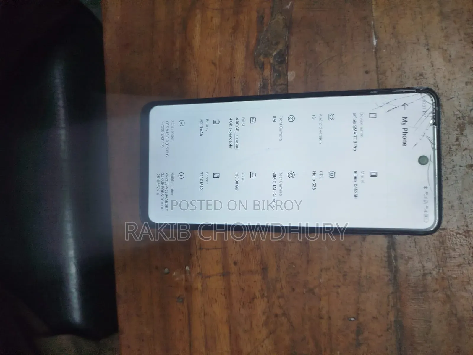 Infinix Smart 8 Plus 128 GB Black