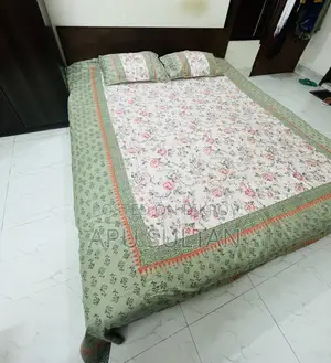 Custom-made Garjan Wood Bed (6’ × 7’)
