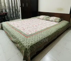 Custom-made Garjan Wood Bed (6’ × 7’)