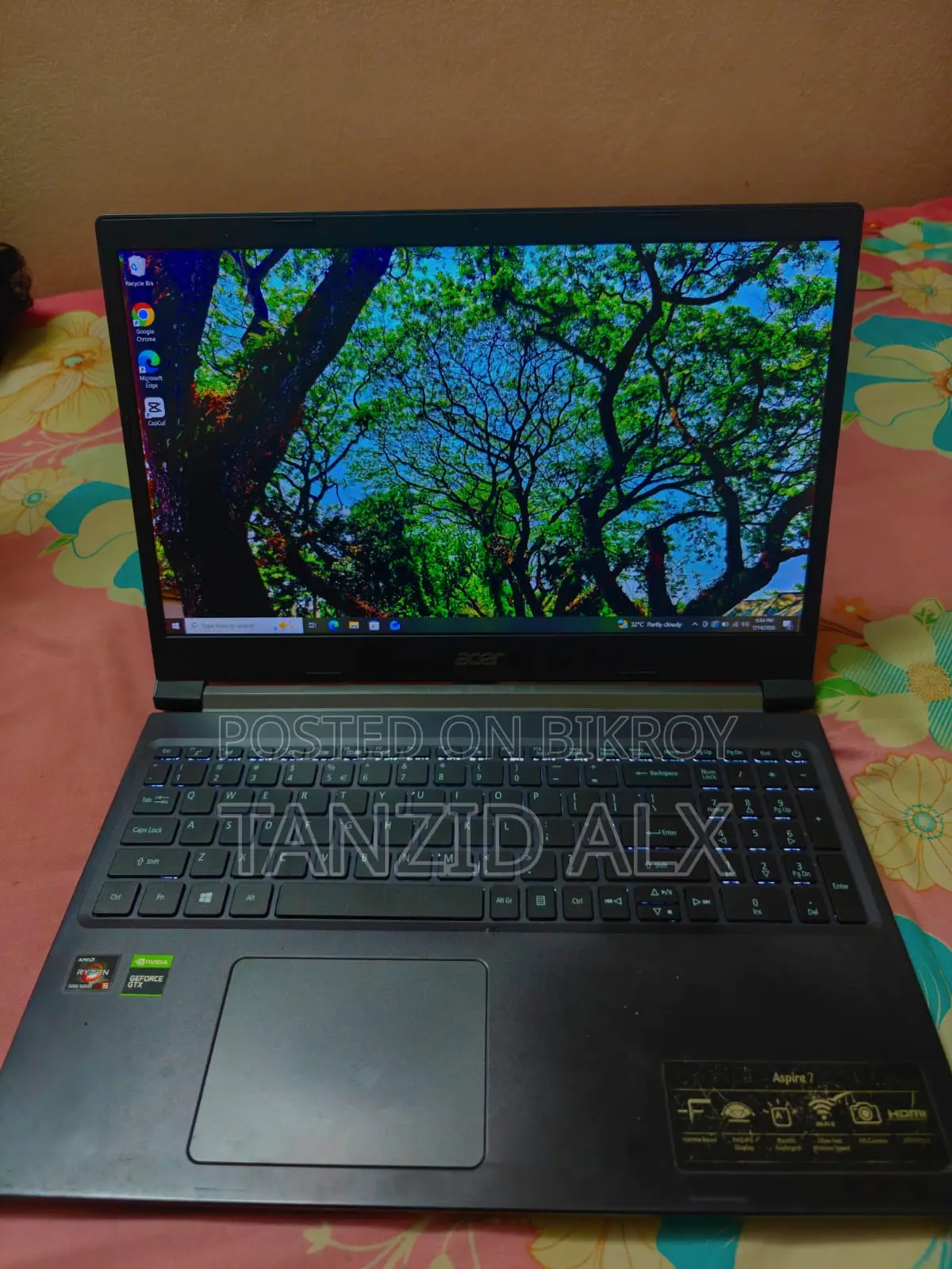 Laptop Acer Aspire 7 8GB Intel Core i7 SSD 512GB