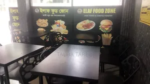 Fast Food Shop Chair and Table
