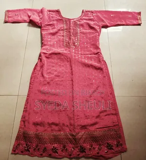 Used Dress. Original Jimmy Choo fabric with embroidery work.