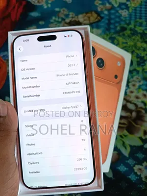 Apple iPhone 17 Pro Max 256 GB Orange