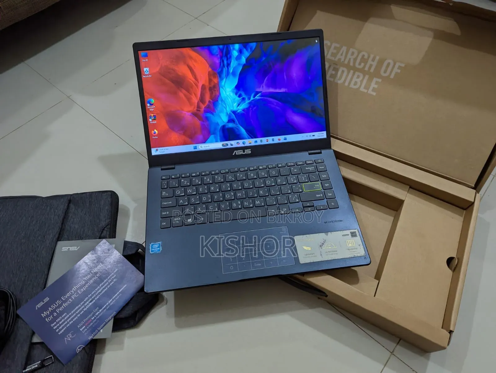 ল্যাপটপ ASUS Vivobook 15 4GB Intel Celeron SSD 128GB