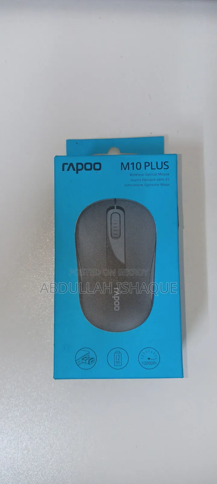 Rapoo M10 Plus Wireless Optical Mouse