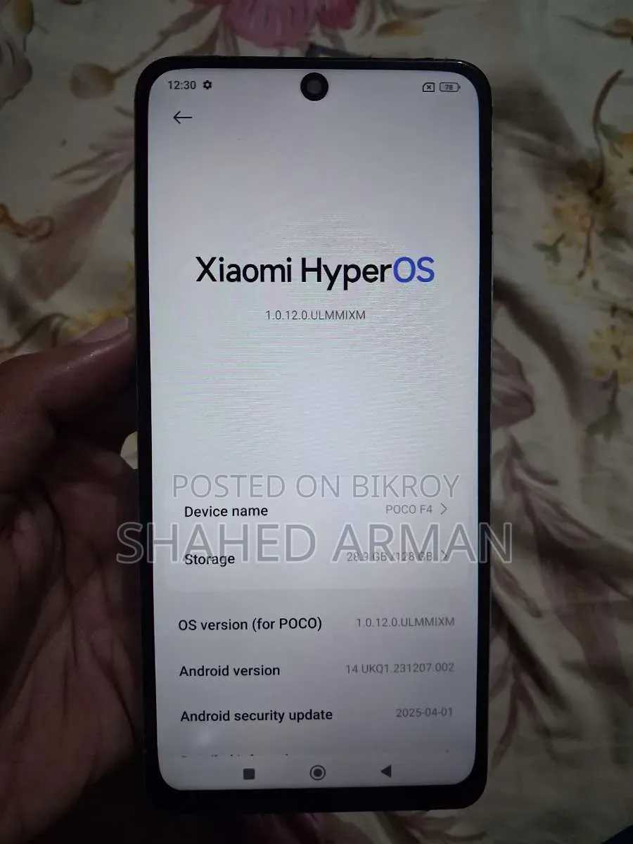 Xiaomi Poco F4 128 GB Silver