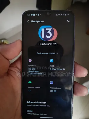 Vivo V20 128 GB Blue