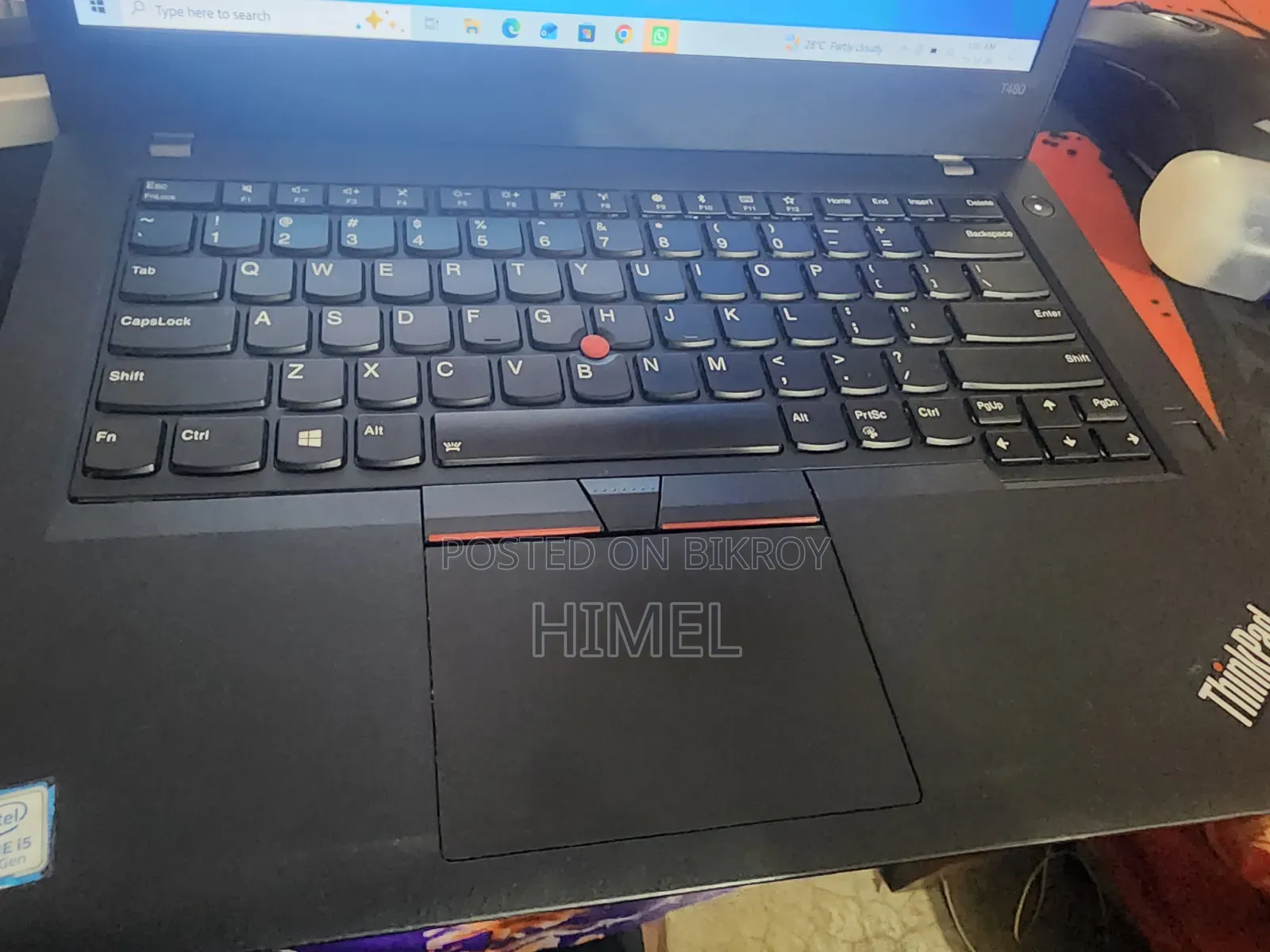 Laptop Lenovo ThinkPad T480 8GB Intel Core i5 SSD 256GB