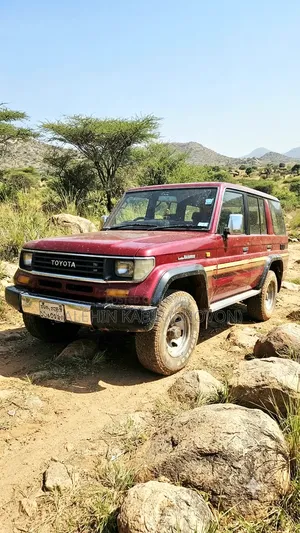 Toyota Land Cruiser 1996 Red