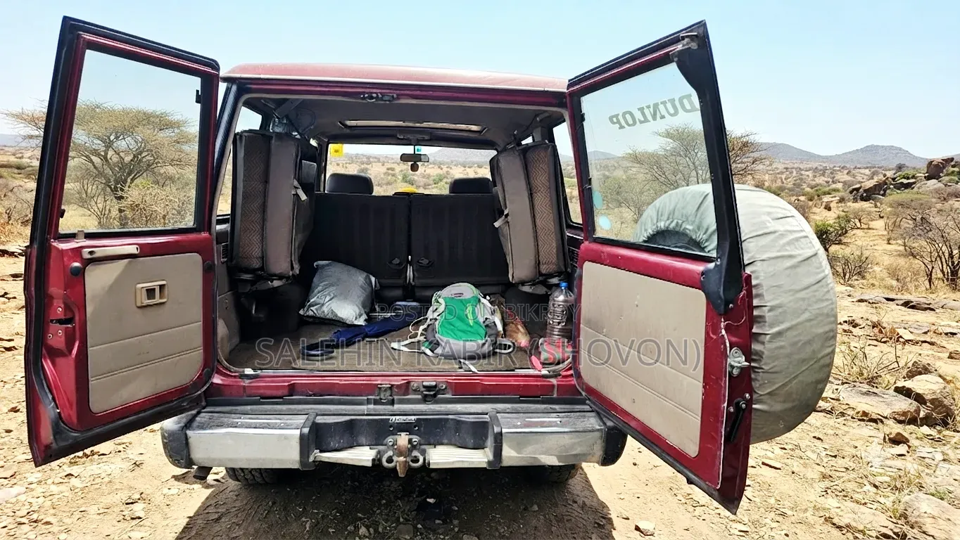 Toyota Land Cruiser 1996 Red