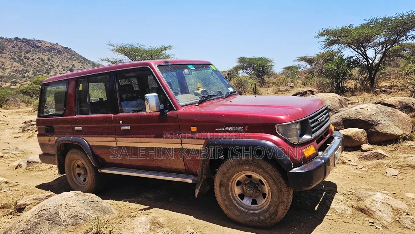 Toyota Land Cruiser 1996 Red