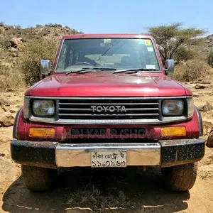 Toyota Land Cruiser 1996 Red