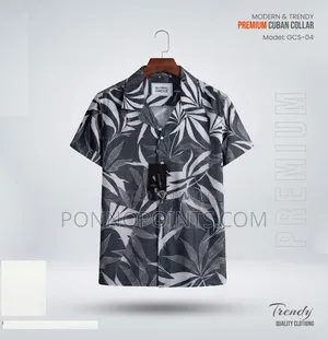 প্রিমিয়াম শর্ট স্লিভ কিউবান কলার শার্ট