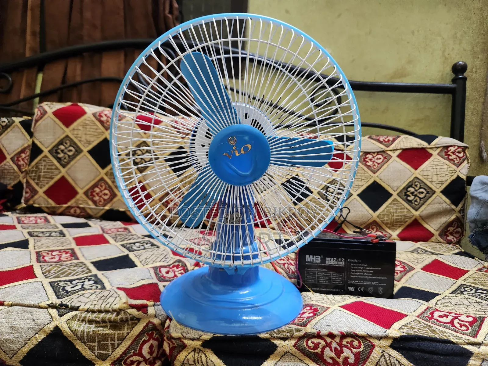 12v ঝড় ফ্যান ব্যাটারি সহ