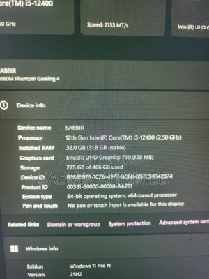 Desktop Computer 32GB Intel Core i5 SSD 500GB