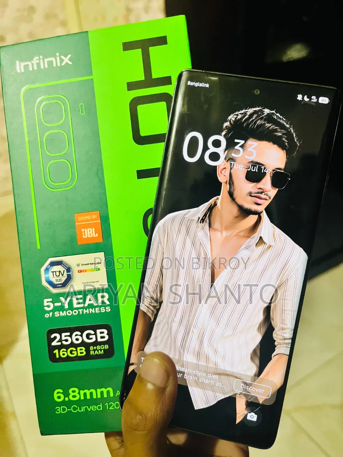 Infinix Hot 50 Pro 256 GB Silver