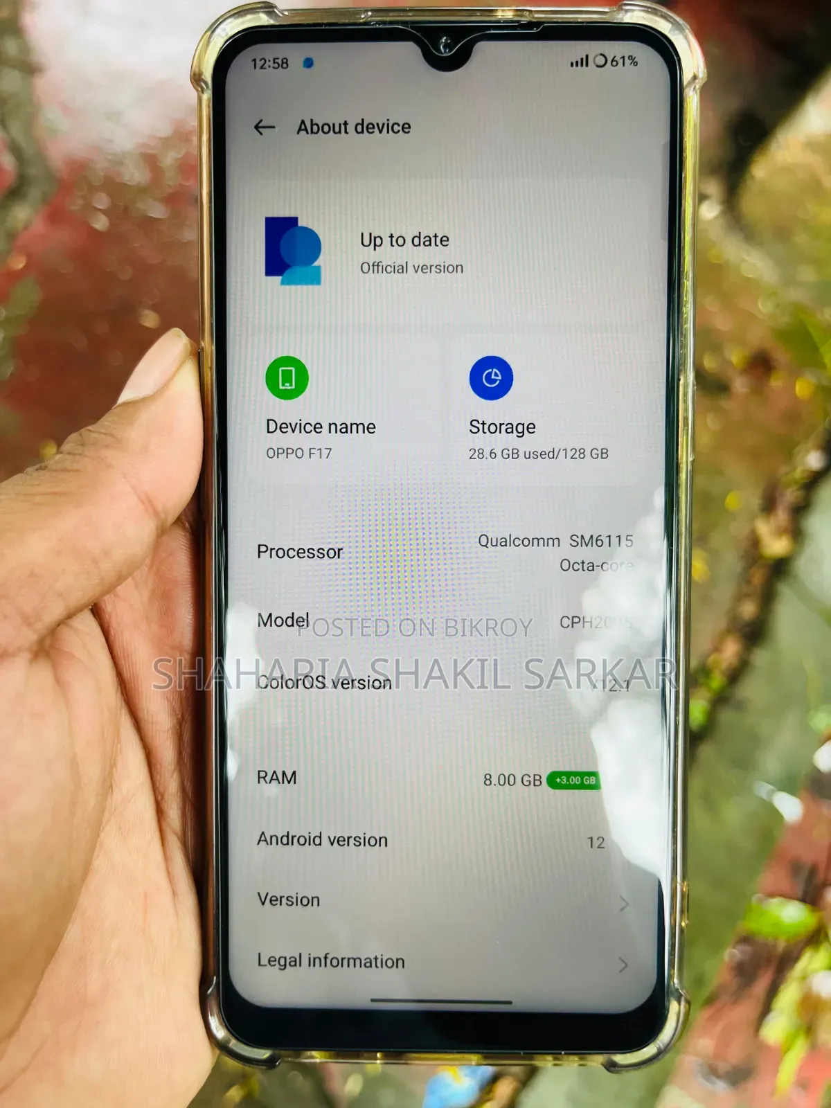 Oppo F17 128 GB Black
