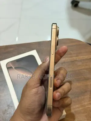 অ্যাপল আইফোন ১৬ প্রো ম্যাক্স ২৫৬ জিবি গোল্ড