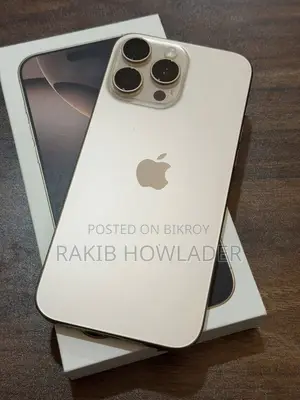 অ্যাপল আইফোন ১৬ প্রো ম্যাক্স ২৫৬ জিবি গোল্ড