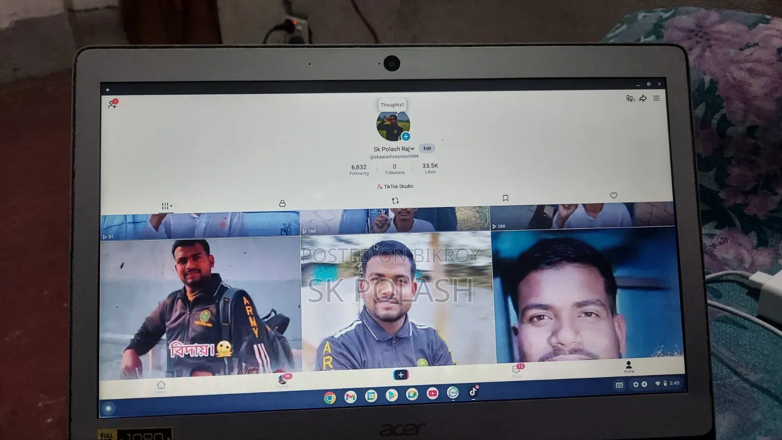 ল্যাপটপ Acer Chromebook Spin 11 CP311 12GB Intel Core I7 HDD+SSD 60GB