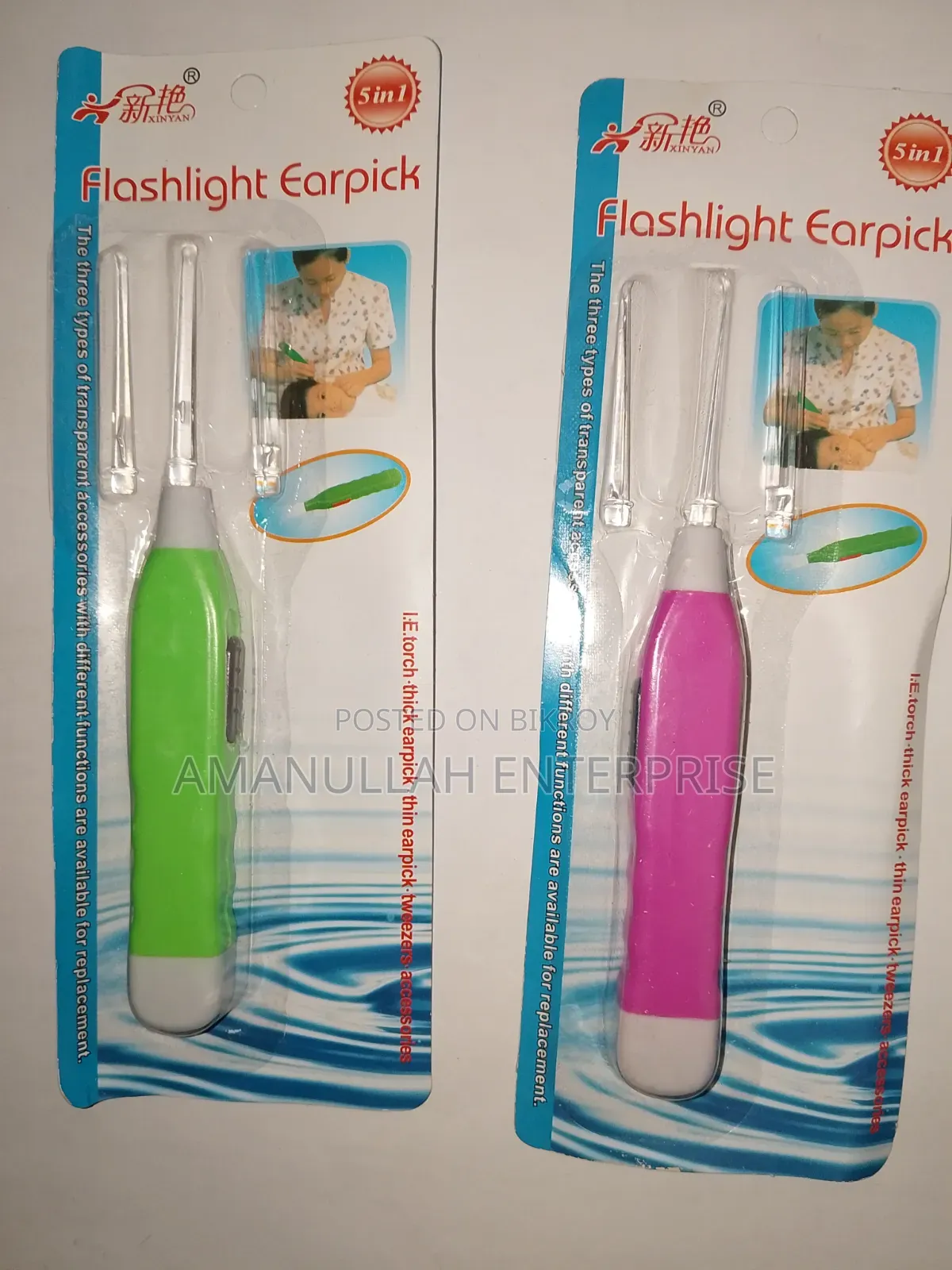 LED Flashlight Earpick | Safe & Illuminated Earwax Removal Tool.