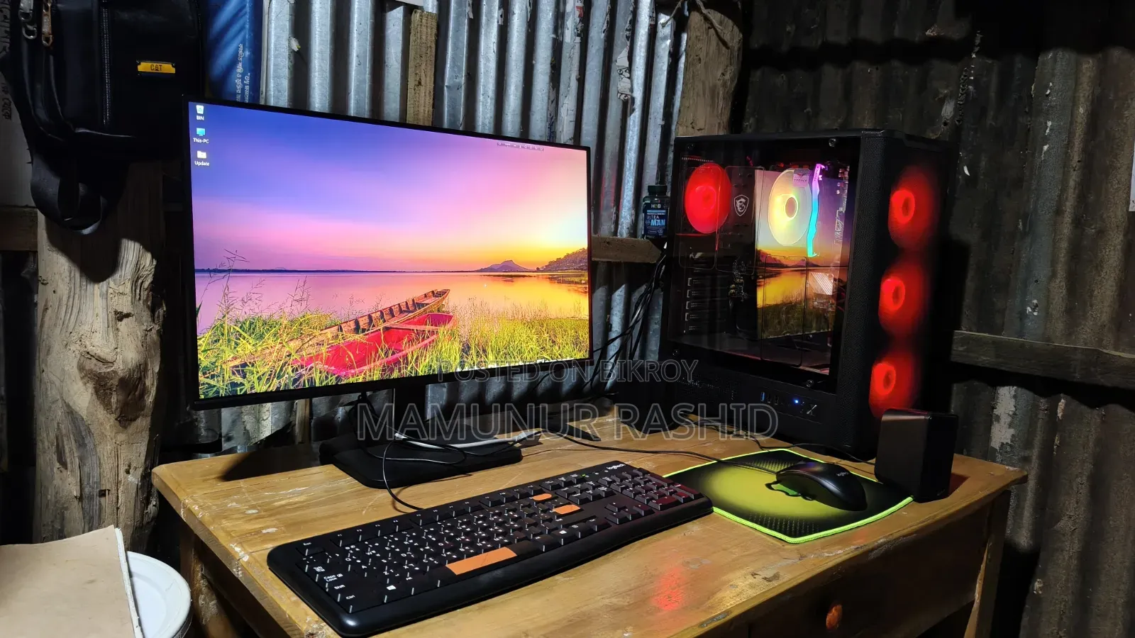 New Desktop Computer MSI Model 8GB AMD Ryzen 7 SSD 2TB