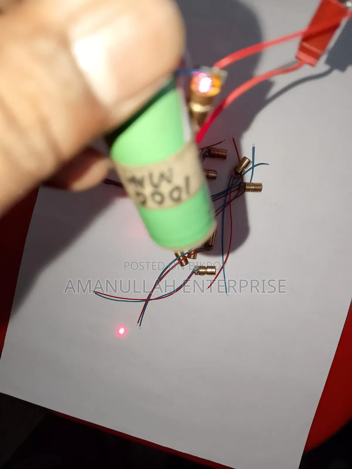 Buy 5V Red Laser Diode Dot Module Online | Bigyan Project Components.