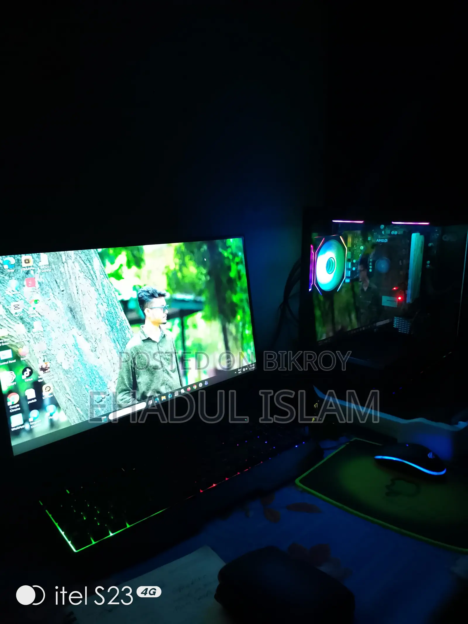 New Desktop Computer MSI 8GB AMD Ryzen 5 SSD 256GB