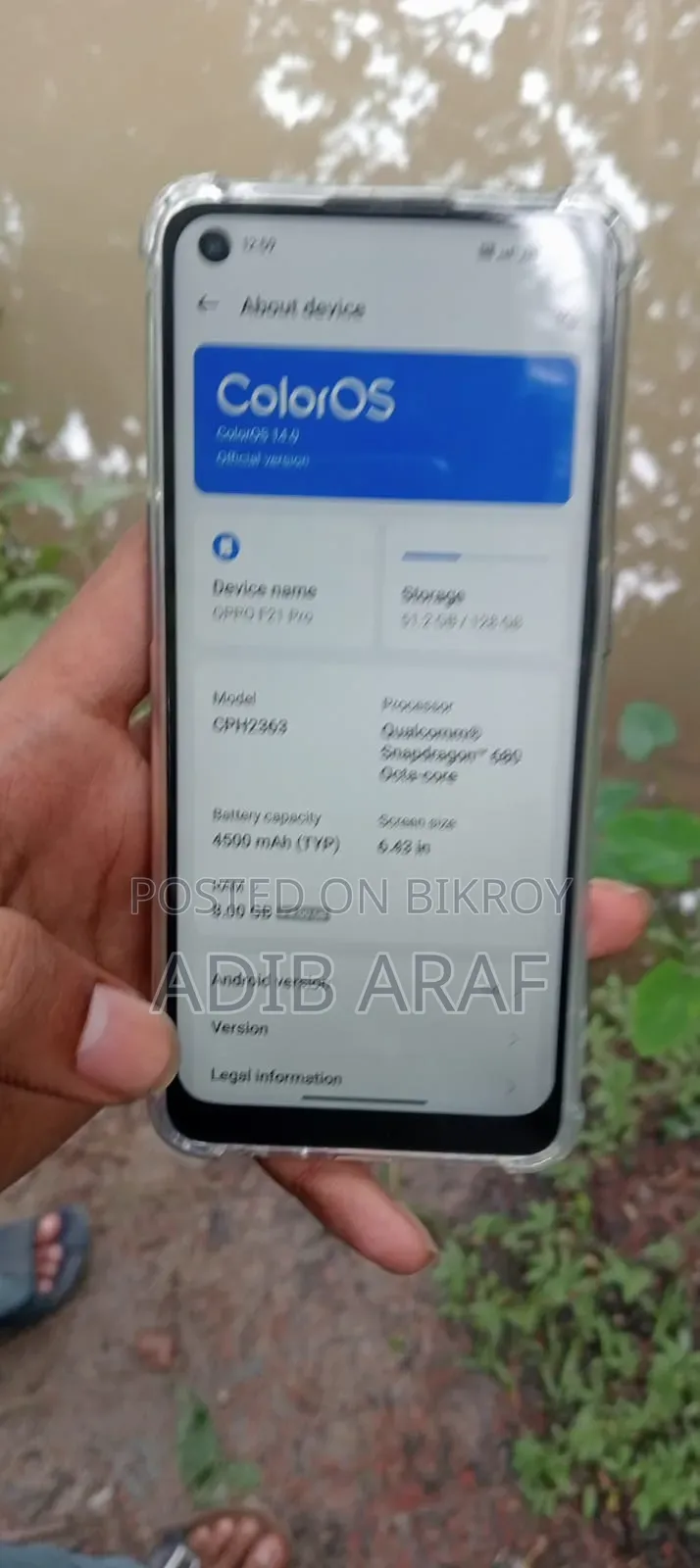 Oppo F21 Pro 128 GB Black