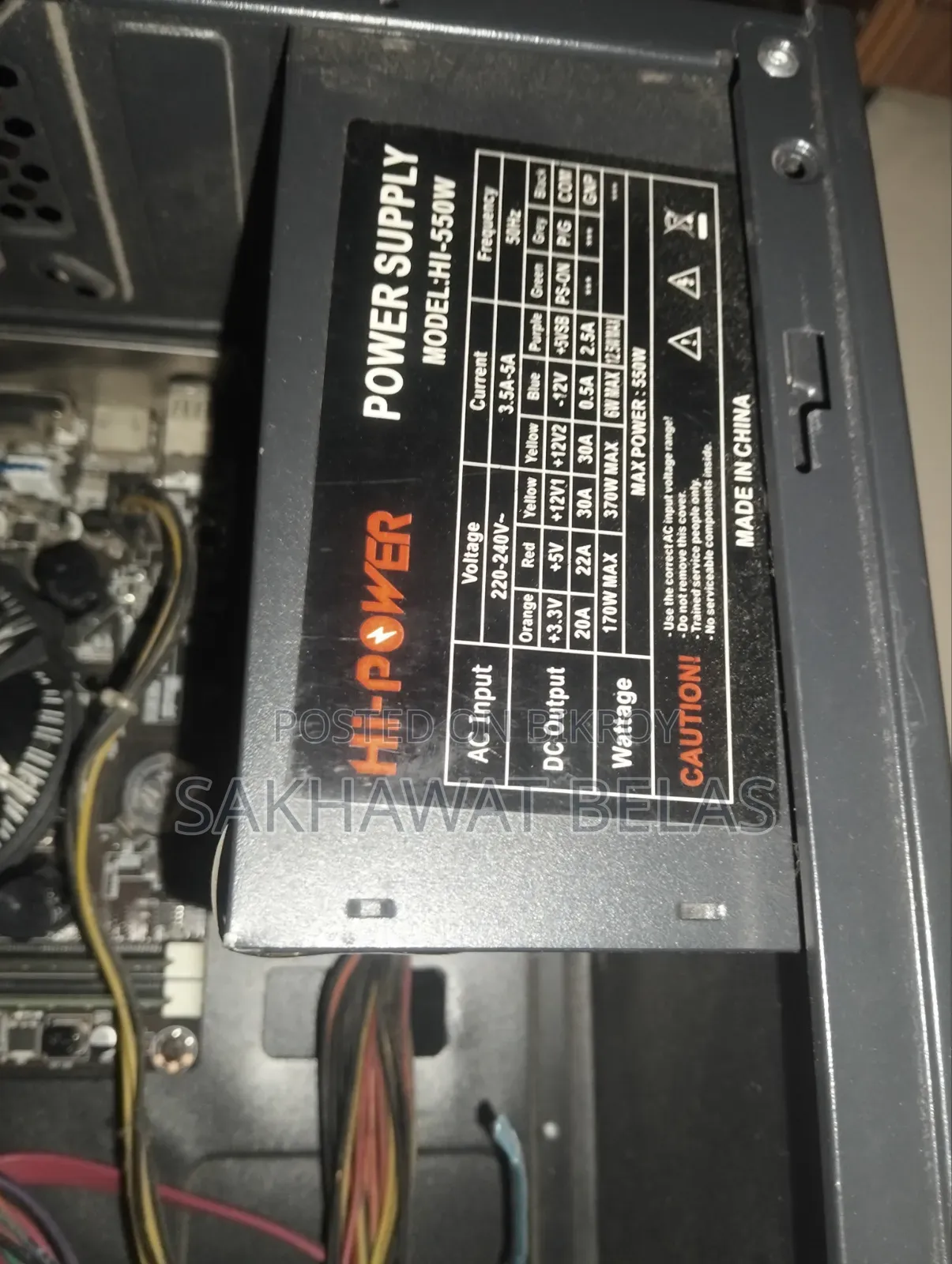 Desktop Computer 8GB Intel Core I5 SSD 256GB